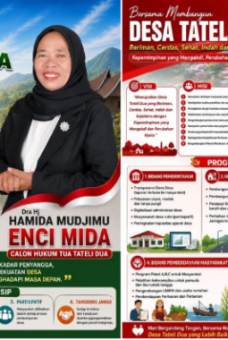 “Sehat Desanya, Bahagia Warganya: Hamida Mudjimu Jadikan Kesehatan Dan Pendidikan Fondasi Utama Membangun Tateli Dua”