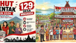 Pesta Demokrasi Desa di Minahasa Berjalan Aman dan Kondusif: 129 Desa Sukses Gelar Pilhut Serentak 2026  ​