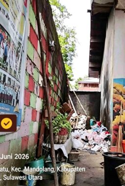 Aset Sekolah Menghitam Akibat Pembakaran Sampah, Penggunaan Dana BOS SDN Kalasey Dipertanyakan