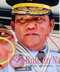 ​Aksi Kocak Gubernur YSK di HUT Bhayangkara ke-80: Dari Joget Bareng hingga Wajah ‘Belepotan’ Kue